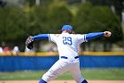 Baseball vs Babson  Wheaton College Baseball vs Babson during Semi final game of the NEWMAC Championship hosted by Wheaton. - (Photo by Keith Nordstrom) : Wheaton, baseball, NEWMAC